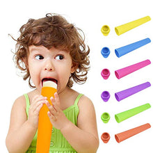 Carica l'immagine nel visualizzatore di Gallery, GOLDGE Stampo per Ghiaccioli, Set di 6 Stampi Ghiaccio in Silicone e 1...