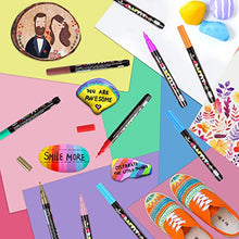 Carica l'immagine nel visualizzatore di Gallery, RATEL Pennarelli a Vernice acrilica, 18 Colori Premio Impermeabile 18 Pezzi