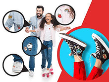 Carica l'immagine nel visualizzatore di Gallery, IMMEK 55 Pezzi di Toppa Ricamata,Applicazioni per Abbigliamento Giacche...