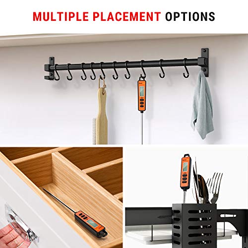 Termometro Digitale Da Cucina | Lettura Istantanea Per Carne, BBQ, Liquidi E Forno | Ago Pieghevole In Acciaio Inox - Foto 7