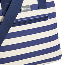 Carica l'immagine nel visualizzatore di Gallery, Kitchen Craft Coolmovers - Borsa termica, 11,5 L, motivo: righe blu