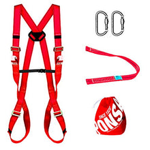 Carica l'immagine nel visualizzatore di Gallery, Kit di protezione anticaduta: Imbracatura con 2 punti ancoraggio EN361 +... - Ilgrandebazar