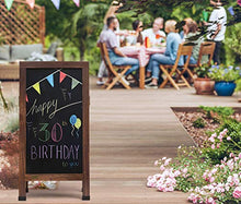 Carica l'immagine nel visualizzatore di Gallery, Arteza Lavagna Magnetica Nera con Cornice ad A, Cancellabile con...