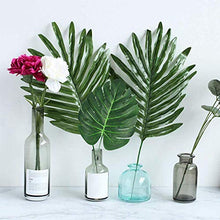 Carica l'immagine nel visualizzatore di Gallery, Enthur - Foglie di palma artificiali, 60 pezzi, 6 tipi foglie palma...