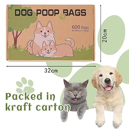 600 Sacchetti Cacca Cane AiTodos - 5 Colori, 31x22cm, Polietilene, Con Distributore - Foto 10