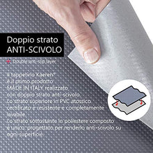 Carica l'immagine nel visualizzatore di Gallery, Kaeren Tappetino Antiscivolo per 48 cm x 150 cm, Grigio Antracite/Puntini