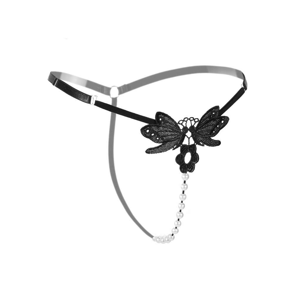 4 Slip In Pizzo Donna - Mutandine Sexy Con Reggicalze E Fiocchi, Perizoma - Foto 6