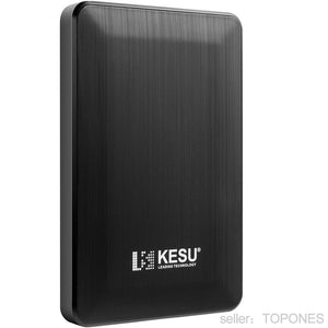 KESU 2,5" 320GB Ultra Slim Hard Disk Esterno Portatile USB3.2 SATA 320G, Nero - Ilgrandebazar