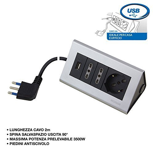 Cavo Per Abat Jour Con Interruttore - Bipolare 1.5mt - Made In Italy - Sicuro E Certificato - Foto 3