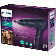Carica l'immagine nel visualizzatore di Gallery, Philips HP8230/00 ThermoProtect Asciugacapelli, 2100 W, Nero