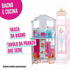 Barbie-la Casa di Malibu per Bambole con Accessori e Colori Vivaci,... - Ilgrandebazar