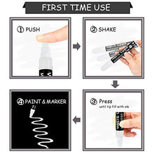 Carica l'immagine nel visualizzatore di Gallery, Pennarelli Gesso Liquido, UlifeME Pennarello Bianco Cancellabili 3mm,... - Ilgrandebazar