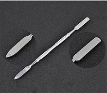 Carica l'immagine nel visualizzatore di Gallery, CFtrum Palette In Acciaio Inox Con La Spatola Strumento Cosmetici... - Ilgrandebazar
