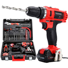 Carica l'immagine nel visualizzatore di Gallery, TEENO Li Trapano Avvitatore senza fili 21V + 2 batterie al litio+ 41... - Ilgrandebazar