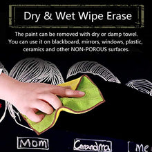 Carica l'immagine nel visualizzatore di Gallery, Pennarelli Gesso Liquido, UlifeME Pennarello Bianco Cancellabili 3mm,... - Ilgrandebazar