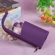 Carica l'immagine nel visualizzatore di Gallery, Organizzatore per pennelli trucco, astuccio penne da ufficio, Viola