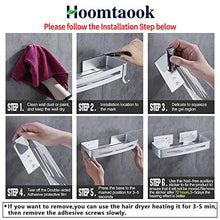 Carica l'immagine nel visualizzatore di Gallery, Hoomtaook Mensola da Doccia Organizzatore Senza Chiodi, Danni Nastro...