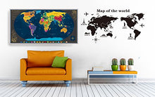Carica l'immagine nel visualizzatore di Gallery, POOTACK Mappa del Mondo, da Grattare 840 * 420mm - Island,... - Ilgrandebazar