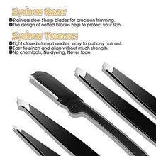 Carica l'immagine nel visualizzatore di Gallery, HOCOSY Kit per Sopracciglia (8 pezzi), Strumento Professionale Con Pinzette...