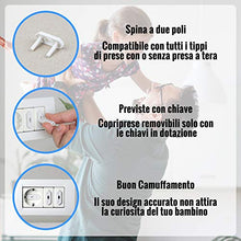 Carica l'immagine nel visualizzatore di Gallery, Somiler Copriprese Per Bambini Universale La Sicurezza |Set Nero - Ilgrandebazar
