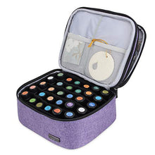 Carica l'immagine nel visualizzatore di Gallery, Luxja Borsa per Olio Essenziale doppio strato: 30 bottiglie, Viola