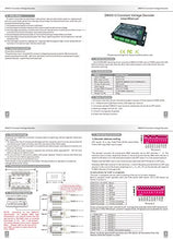 Carica l&#39;immagine nel visualizzatore di Gallery, High Power 24 Channel RGB 3A/CH DMX512 Controller Led Decoder Dimmer 500Hz...