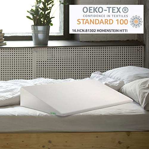 Cuscino A Cuneo Super Comodo Per Letto E Divano - Morbido E Antiscivolo, Ideale Per Leggere E Rilassarsi - Foto 9