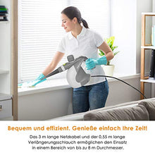 Carica l'immagine nel visualizzatore di Gallery, MVPOWER Pulitore a Vapore Portatile, Pulitori a Multiuso 350ml,...