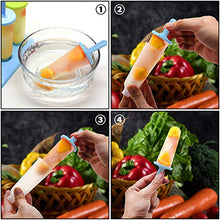 Carica l'immagine nel visualizzatore di Gallery, Bluelves Stampi Ghiaccioli, Popsicle Stampi, 6 Grande Miscelazione Del Colore