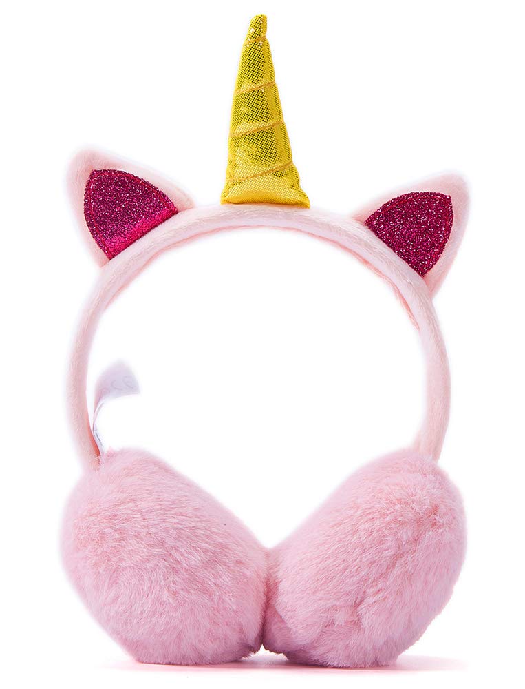 Set Invernale Per Bambine: 2 Paraorecchie E 2 Paia Di Guanti In Peluche Con Paillettes – Morbidissimo, Moda, 7-12 Anni