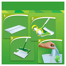 Carica l'immagine nel visualizzatore di Gallery, Swiffer Kit con 1 Scopa + 8 Panni per Pavimenti e 1 Piumino + 1 Ricambio,...