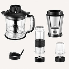 Carica l'immagine nel visualizzatore di Gallery, Frullatore, Deik Frullatore Tritatutto Multifunzione 5 In 1 con 3 Senza BPA... - Ilgrandebazar