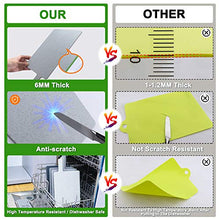 Carica l'immagine nel visualizzatore di Gallery, Hodekt Tagliere da Cucina Set di 4, Taglieri con Ripiano e Maniglia,...