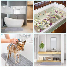 Carica l'immagine nel visualizzatore di Gallery, RenFox Tappetino Doccia Antiscivolo per Vasca da Bagno Grigio