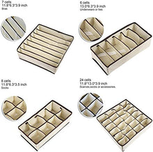 Carica l'immagine nel visualizzatore di Gallery, Cassetto Organizer per Biancheria Intima, LEADSTAR Divisori Cassetti...