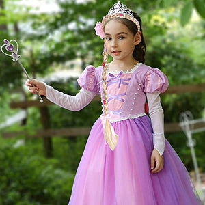 Bascolor Principessa Rapunzel Sofia Vestito Accessori Collana Diadema Guanti... - Ilgrandebazar