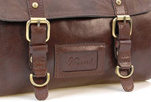 Carica l'immagine nel visualizzatore di Gallery, ASHWOOD - Vera Pelle - Borsa da toilette/Beauty Case Marrone Chiaro