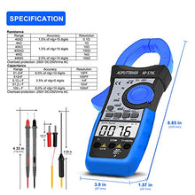 Carica l'immagine nel visualizzatore di Gallery, Pinza Amperometrica Professionale AP-570C True RMS & 4000 Conteggio Senza...