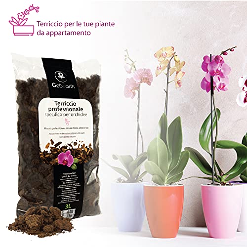 GebEarth - Terriccio Per Orchidee, Substrato Per Orchidee Da 1 Litro - Foto 9