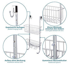 Carica l'immagine nel visualizzatore di Gallery, Mensola Doccia da Appendere Chromo – 2X scaffali – 59,3 x 22,6 x 11 cm