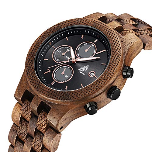 orologio geometrico invertito del legno per gli uomini fatti a orologio geometrico invertito del legno per gli uomini fatti a
