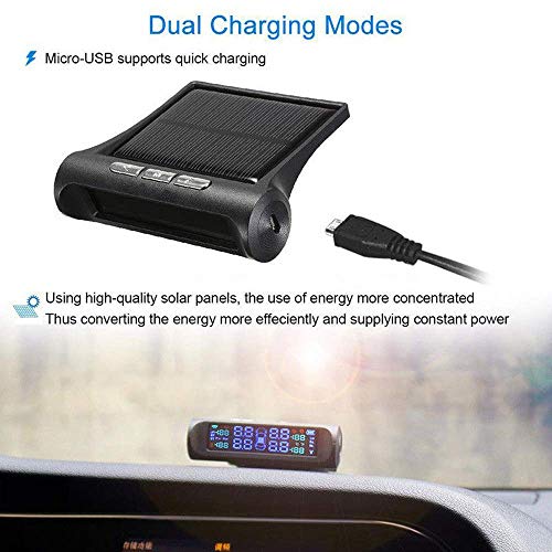 Sistema TPMS WholeFire Senza Fili - Monitor Pressione Pneumatici Con 4 Sensori Esterni - Foto 6