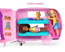 Carica l&#39;immagine nel visualizzatore di Gallery, Barbie il Camper di Chelsea, Playset con Bambola, Veicolo, Roulotte e Tanti... - Ilgrandebazar