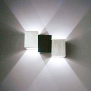 Glighone Applique da Parete Interni Lampada a Muro LED S3, Bianco