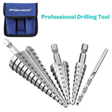 Carica l'immagine nel visualizzatore di Gallery, MOHOO Punte Coniche + Punta Trapano Elicoidale Conica in Acciaio HSS... - Ilgrandebazar