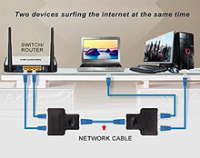 Carica l'immagine nel visualizzatore di Gallery, Duttek (1 Coppia RJ45 Femmina 2 in 1 accoppiatore 1 a 2 Femmina... - Ilgrandebazar