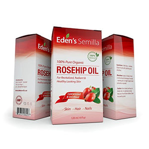 Olio di Rosa Mosqueta Puro al 100% - 120ml - Certificato BIOLOGICO - 120 ml