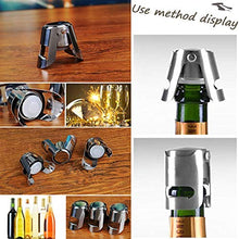 Carica l'immagine nel visualizzatore di Gallery, Ausyde champagne tappo vino in acciaio INOX di bottiglia vuoto super... - Ilgrandebazar