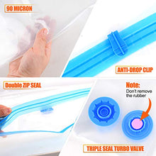 Carica l'immagine nel visualizzatore di Gallery, alenyk [Marchio Italiano Sacchetti Salvaspazio Sacchi Sottovuoto 70x90cm...