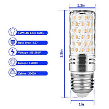 Carica l'immagine nel visualizzatore di Gallery, Lampadine LED di mais, E27 candelabro a da 15 W, 120W Bianco Caldo